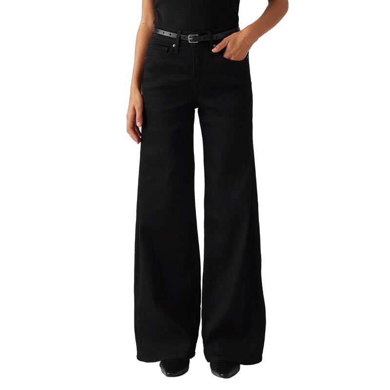 Levi's 318 Shaping Wide Leg Soft Black image number 0